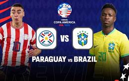 Paraguay vs Brazil link xem trực tiếp bóng đá Copa America 2024
