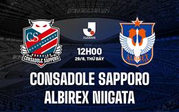 Nhận định Consadole Sapporo vs Albirex Niigata 12h00 ngày 29/6 (VĐQG Nhật Bản 2024)