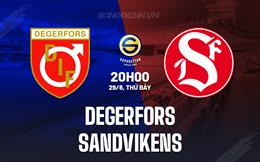 Nhận định Degerfors vs Sandvikens 20h00 ngày 29/6 (Hạng 2 Thụy Điển 2024)