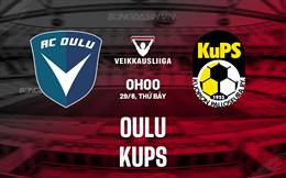 Nhận định - dự đoán Oulu vs KuPS 0h00 ngày 29/6 (VĐQG Phần Lan 2024)