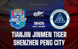 Nhận định Tianjin Jinmen Tiger vs Shenzhen Peng City 18h35 ngày 29/6 (VĐQG Trung Quốc 2024)