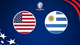 Trực tiếp kết quả Mỹ vs Uruguay 8h00 ngày 2/7 (Copa America 2024)