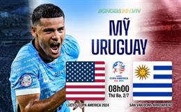 Nhận định bóng đá Mỹ vs Uruguay (08h00 ngày 2/7): Mệnh lệnh phải thắng