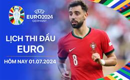 Lịch thi đấu Euro hôm nay 1/7: Pháp - Bỉ; Bồ Đào Nha - Slovenia