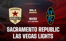 Nhận định Sacramento Republic vs Las Vegas Lights 9h30 ngày 4/7 (Hạng nhất Mỹ 2024)