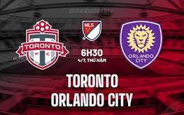 Nhận định Toronto vs Orlando City 6h30 ngày 4/7 (Nhà nghề Mỹ 2024)