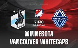 Nhận định Minnesota vs Vancouver Whitecaps 7h30 ngày 4/7 (Nhà nghề Mỹ 2024)