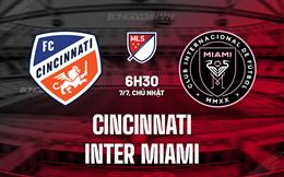 Nhận định Cincinnati vs Inter Miami 6h30 ngày 7/7 (Nhà nghề Mỹ 2024)