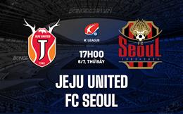 Nhận định Jeju United vs FC Seoul 17h00 ngày 6/7 (VĐQG Hàn Quốc 2024)