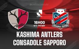 Nhận định Kashima Antlers vs Consadole Sapporo 16h00 ngày 6/7 (VĐQG Nhật Bản 2024)