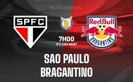 Nhận định Sao Paulo vs Bragantino 7h00 ngày 7/7 (VĐQG Brazil 2024)