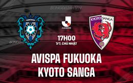 Nhận định Avispa Fukuoka vs Kyoto Sanga 17h00 ngày 7/7 (VĐQG Nhật Bản 2024)