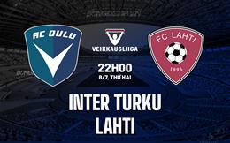 Nhận định Inter Turku vs Lahti 22h00 ngày 8/7 (VĐQG Phần Lan 2024)