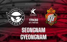 Nhận định Seongnam vs Gyeongnam 17h30 ngày 8/7 (Hạng 2 Hàn Quốc 2024)