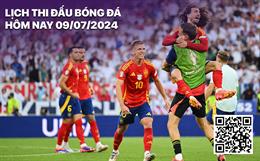 Lịch thi đấu bóng đá hôm nay 9/7/2024: Tây Ban Nha vs Pháp
