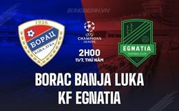 Nhận định Borac Banja Luka vs KF Egnatia 2h00 ngày 11/7 (Champions League 2024/25)