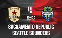 Nhận định Sacramento Republic vs Seattle Sounders 10h00 ngày 10/7 (Cúp QG Mỹ 2024)