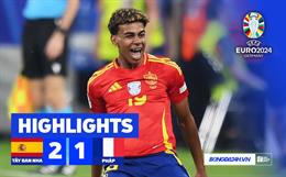 Video Tây Ban Nha vs Pháp (Bán kết Euro 2024): Lamine Yamal ZD không thể cản 