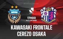 Nhận định Kawasaki Frontale vs Cerezo Osaka 17h00 ngày 14/7 (VĐQG Nhật Bản 2024)