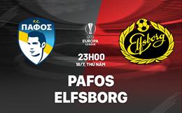 Nhận định bóng đá Pafos vs Elfsborg 23h00 ngày 18/7 (Europa League 2024/25)