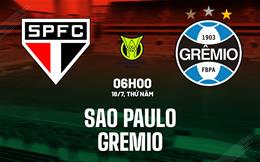 Nhận định bóng đá Sao Paulo vs Gremio 6h00 ngày 18/7 (VĐQG Brazil 2024)