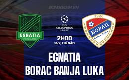 Nhận định Egnatia vs Borac Banja Luka 2h00 ngày 18/7 (Champions League 2024/25)