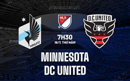 Nhận định Minnesota vs DC United 7h30 ngày 18/7 (Nhà nghề Mỹ 2024)