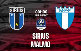 Nhận định bóng đá Sirius vs Malmo 0h00 ngày 20/7 (VĐQG Thụy Điển 2024)