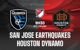 Nhận định San Jose Earthquakes vs Houston Dynamo 9h30 ngày 18/7 (Nhà nghề Mỹ 2024)