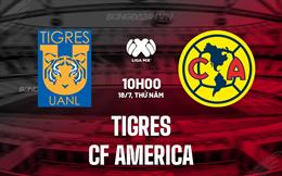 Nhận định Tigres vs CF America 10h00 ngày 18/7 (VĐQG Mexico 2024/25)