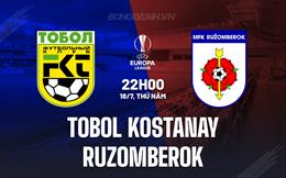 Nhận định Tobol Kostanay vs Ruzomberok 22h00 ngày 18/7 (Europa League 2024/25)