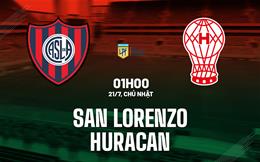 Nhận định bóng đá San Lorenzo vs Huracan 1h00 ngày 21/7 (VĐQG Argentina 2024)