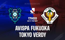 Nhận định Avispa Fukuoka vs Tokyo Verdy 17h00 ngày 20/7 (VĐQG Nhật Bản 2024)