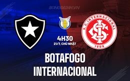 Nhận định Botafogo vs Internacional 4h30 ngày 21/7 (VĐQG Brazil 2024)