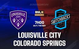 Nhận định Louisville City vs Colorado Springs 7h00 ngày 20/7 (Hạng nhất Mỹ 2024)