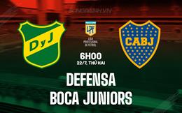 Nhận định Defensa vs Boca Juniors 6h00 ngày 22/7 (VĐQG Argentina 2024)