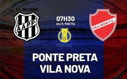Nhận định Ponte Preta vs Vila Nova 7h30 ngày 24/7 (Hạng 2 Brazil 2024)