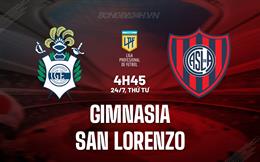 Nhận định Gimnasia vs San Lorenzo 4h45 ngày 24/7 (VĐQG Argentina 2024)