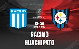 Nhận định Racing vs Huachipato 5h00 ngày 24/7 (Copa Sudamericana 2024)