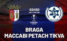 Nhận định Braga vs Maccabi Petah Tikva 2h30 ngày 26/7 (Europa League 2024/25)