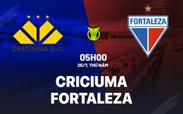 Nhận định bóng đá Criciuma vs Fortaleza 5h00 ngày 25/7 (VĐQG Brazil 2024)