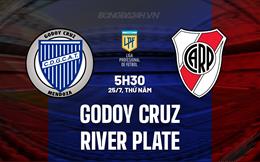 Nhận định Godoy Cruz vs River Plate 5h30 ngày 25/7 (VĐQG Argentina 2024)