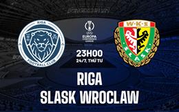 Nhận định Riga vs Slask Wroclaw 23h00 ngày 24/7 (Conference League 2024/25)