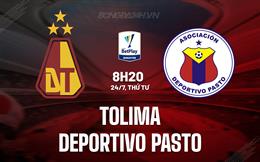 Nhận định bóng đá Tolima vs Pasto 8h20 ngày 24/7 (VĐQG Colombia 2024)