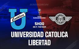 Nhận định Universidad Catolica vs Libertad 5h00 ngày 25/7 (Copa Sudamericana 2024)
