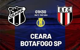Nhận định bóng đá Ceara vs Botafogo SP 7h30 ngày 26/7 (Hạng 2 Brazil 2024)