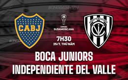 Nhận định Boca Juniors vs Independiente del Valle 7h30 ngày 25/7 (Copa Sudamericana 2024)