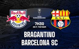 Nhận định Bragantino vs Barcelona SC 7h30 ngày 25/7 (Copa Sudamericana 2024)