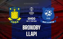 Nhận định Brondby vs Llapi 0h00 ngày 26/7 (Conference League 2024/25)