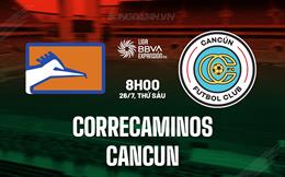 Nhận định Correcaminos vs Cancun 8h00 ngày 26/7 (Hạng 2 Mexico 2024/25)